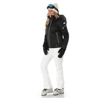 Nils St Anton Faux Fur Jacket - Women's - Black / Black