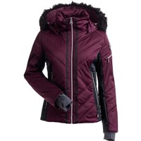 Nils St Anton Faux Fur Jacket - Women's - Plum / Black