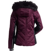 Nils St Anton Faux Fur Jacket - Women's - Plum / Black