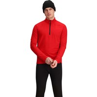 Obermeyer Flex 1/4 Zip - Men's - Fresno Red