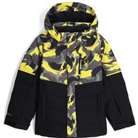 Spyder Impulse Synthetic Down Jacket - Boy's - Camouflage Acid Yellow