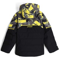 Spyder Impulse Synthetic Down Jacket - Boy's - Camouflage Acid Yellow