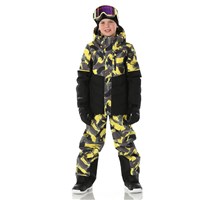 Spyder Impulse Synthetic Down Jacket - Boy's - Camouflage Acid Yellow