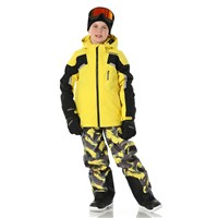 Spyder Leader Jacket - Boy's - Acid Yellow