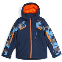 Spyder Leader Jacket - Boy's - Camouflage Aether Blue