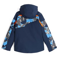 Spyder Leader Jacket - Boy's - Camouflage Aether Blue