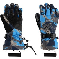 Spyder Overweb Gloves - Boy's - Camouflage Aether Blue