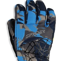 Spyder Overweb Gloves - Boy's - Camouflage Aether Blue