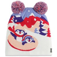 Spyder Penguin Double Pom Hat - Girl's