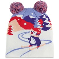 Spyder Penguin Double Pom Hat - Girl's - Multi