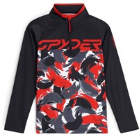 Spyder Camo 1/2 Zip - Little Boy's - Spyder Red