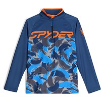 Spyder Camo 1/2 Zip - Little Boy's - True Navy