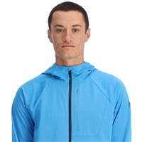 Spyder Gridweb Fleece Hoodie - Men's - Aether Blue