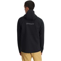 Spyder Gridweb Shellfleece Hoodie - Men's - Black