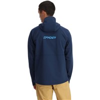 Spyder Gridweb Shellfleece Hoodie - Men's - True Navy