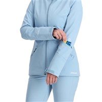 Spyder Glacial Softshell Jacket - Women's - Blue Drift