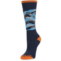 Spyder Sweep Ski Socks - Youth - Camouflage Aether Blue