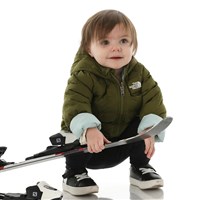 The North Face Baby Reversible Perrito Hooded Jacket - Forest Olive