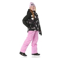 The North Face Freedom Insulated Jacket - Girl's - TNF Black Winter Flowers Print