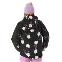 The North Face Freedom Insulated Jacket - Girl's - TNF Black Winter Flowers Print