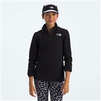 The North Face Glacier 1/4 Zip Pullover - Teen - TNF Black