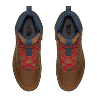 The North Face Bergen Leather WP - Men's - Timber Tan / TNF Red