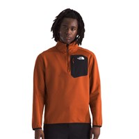 The North Face Crest 1/4 Zip - Men's - Earthen Copper / TNF Black