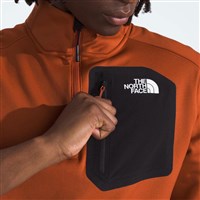 The North Face Crest 1/4 Zip - Men's - Earthen Copper / TNF Black