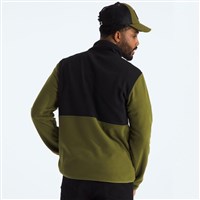 The North Face Glacier Fleece 1/2 Zip - Men's - Forest Olive / TNF Black