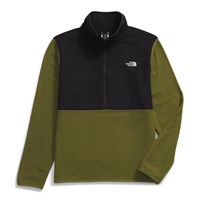 The North Face Glacier Fleece 1/2 Zip - Men's - Forest Olive / TNF Black