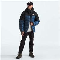 The North Face Kalix Down Hoodie - Men's - Shady Blue / TNF Black