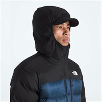 The North Face Kalix Down Hoodie - Men's - Shady Blue / TNF Black