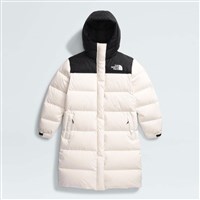 The North Face Nuptse Parka - Women's - White Dune / TNF Black