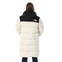 The North Face Nuptse Parka - Women's - White Dune / TNF Black