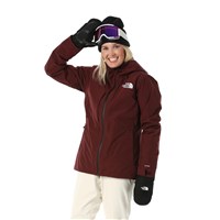 The North Face ThermoBall Eco Snow Triclimate Jacket - Women's - Alpine Plum / TNF Black Winter Flowers Print