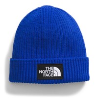 The North Face TNF Box Logo Cuffed Beanie - Youth - TNF Blue