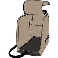 Atomic Boot and Helmet Bag - Beige - Open Bag