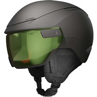 Atomic Revent GT AMID Visor HD Photo Helmet - Black - Side/Visor Down