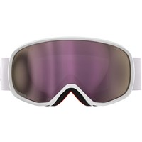 Atomic Revent HD Goggle - White Frame w/ Pink Copper HD Lens (AN5106718) - Front