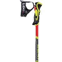 Leki WCR Lite SL 3D Race Ski Poles - Junior - Red - Grip