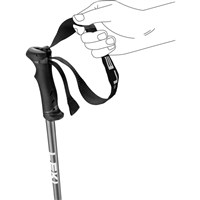 Leki QNTM Ski Poles - Unisex - Black / Red - Grip