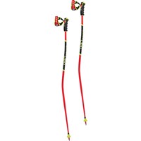 Leki WCR TBS GS 3D Race Ski Poles - Unisex - Red - pair