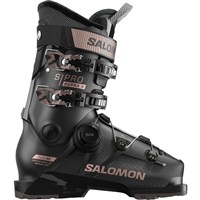 Salomon S/Pro Supra BOA X90 Skis Boots - Women's - Black / Pinkgold Met / Pinkgold Met - Side