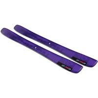 Salomon QST 98 Skis - Men's - Tillandsia Purple / Pastel Neon Blue 3 / Poppy Red - Topsheet Angle