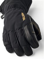 Hestra Army Leather Gore-Tex 5 Finger Glove - Black / Black