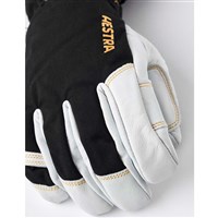 Hestra Army Leather Gore-Tex 5 Finger Glove - Black / Natural Grey