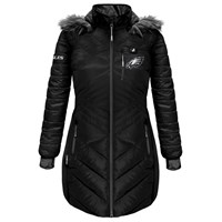 ActionHeat Philadelphia Eagles 5V Long Puffer Battery Heated Jacket - Women's - Black