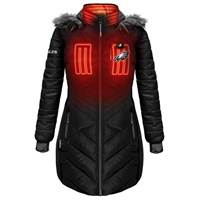 ActionHeat Philadelphia Eagles 5V Long Puffer Battery Heated Jacket - Women's - Black