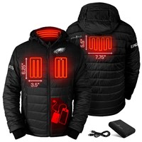 ActionHeat Philadelphia Eagles 5V Puffer Battery Heated Jacket - Men's - Black