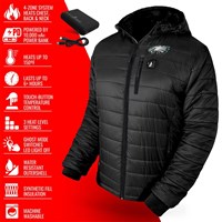 ActionHeat Philadelphia Eagles 5V Puffer Battery Heated Jacket - Men's - Black